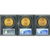 Image 2 : Lot of Three $20 Liberty Heads PCGS MS62