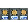 Image 2 : Lot of Three $20 Liberty Heads PCGS MS62