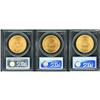 Image 2 : Lot of Three $20 Liberty Heads PCGS MS63