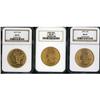 Image 1 : Lot of Three $20 Liberty Heads NGC MS63