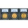 Image 1 : Lot of Three $20 Liberty Heads PCGS MS62