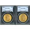 Image 3 : Lot of Two $20 Liberty Heads PCGS MS62