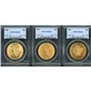 Image 3 : Lot of Three $20 Liberty Heads PCGS MS63