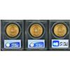Image 2 : Lot of Three 1903-S $20 Liberty Heads PCGS MS62
