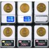 Image 2 : Lot of Five 1904 $20 Liberty Heads NGC MS64