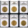 Image 3 : Lot of Five 1904 $20 Liberty Heads NGC MS64