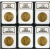 Image 1 : Lot of Ten $20 Liberty Heads NGC MS63