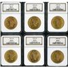 Image 1 : Lot of Ten 1904 $20 Liberty Heads NGC MS63