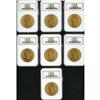 Image 2 : Lot of Eleven 1904 $20 Liberty Heads NGC MS62