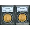 Image 1 : Lot of Two $20 Liberty Heads