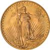 Image 1 : 1907 $20 St. Gaudens. Flat Relief NGC MS66