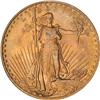 Image 1 : 1907 $20 St. Gaudens. Flat Relief PCGS MS65