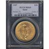 Image 3 : 1907 $20 St. Gaudens. Flat Relief PCGS MS65