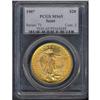 Image 3 : 1907 $20 St. Gaudens. NM Flat Relief PCGS MS65