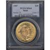 Image 3 : 1907 $20 St. Gaudens. Flat Relief PCGS MS64