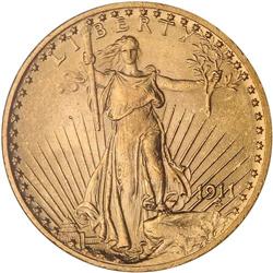 1911 $20 St. Gaudens NGC MS64
