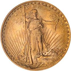 1920 $20 St. Gaudens PCGS MS64