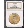 Image 3 : 1922 $20 St. Gaudens NGC MS65