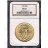 Image 3 : 1923 $20 St. Gaudens NGC MS65