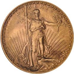 1923 $20 St. Gaudens PCGS MS64