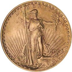 1923 $20 St. Gaudens NGC MS64