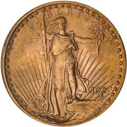 1923 $20 St. Gaudens PCGS MS63