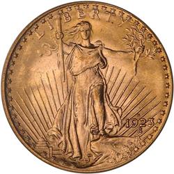 1923-D $20 St. Gaudens PCGS MS66