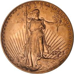 1923-D $20 St. Gaudens PCGS MS66