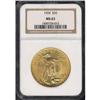 Image 3 : 1924 $20 St. Gaudens NGC MS63