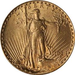 1924-S $20 St. Gaudens ICG MS63