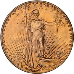 1927 $20 St. Gaudens NGC MS66