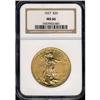 Image 3 : 1927 $20 St. Gaudens NGC MS66