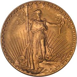 1927 $20 St. Gaudens NGC MS65