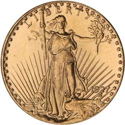 1927 $20 St. Gaudens PCGS MS64