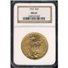 Image 3 : 1927 $20 St. Gaudens NGC MS64
