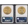 Image 2 : Lot of Two $20 St. Gaudens NGC MS64