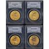 Image 1 : Lot of Four $20 St. Gaudens PCGS MS64
