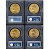 Image 2 : Lot of Four $20 St. Gaudens PCGS MS64