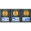 Image 2 : Lot of Three $20 St. Gaudens PCGS MS65