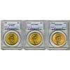 Image 3 : Lot of Three $20 St. Gaudens PCGS MS65