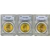 Image 3 : Lot of Three $20 St. Gaudens PCGS MS65