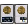 Image 2 : Lot of Two $20 St. Gaudens NGC MS65