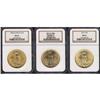 Image 1 : Lot of Three $20 St. Gaudens NGC MS63