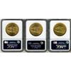 Image 2 : Lot of Three $20 St. Gaudens NGC MS64
