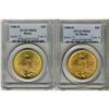 Image 1 : Lot of Two 1908-D $20 St. Gaudens PCGS MS64