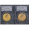 Image 1 : Lot of Two $20 St. Gaudens PCGS MS64