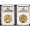Image 3 : Lot of Two $20 St. Gaudens NGC MS65