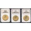 Image 1 : Lot of Three $20 St. Gaudens NGC MS63