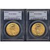 Image 1 : Lot of Two $20 St. Gaudens PCGS MS65