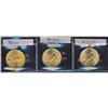 Image 1 : Lot of Three $20 St. Gaudens Raw